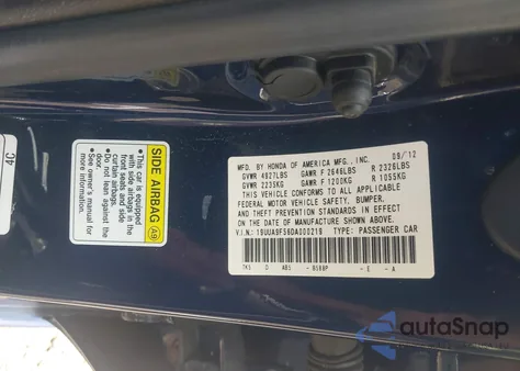 2013 Acura Tl 3.7 z USA, uszkodzony, nr VIN 19UUA9F56DA000219